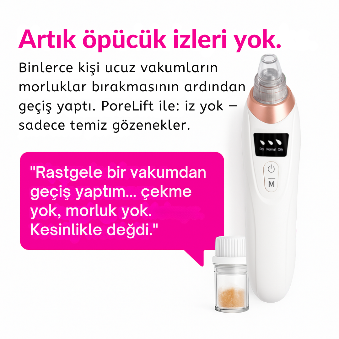 Portem PoreLift™ – Mikro Darbeli Gözenek Temizleme Cihazı